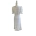 Toolaroosa Revolve Quinn Midi V Neck Lace Dress White XL