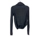 Lululemon Iconic Wrap Cowl Neck Sweater Dark Gray Knit Lyocell Cashmere Size 8