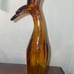 Amber Glass vase
