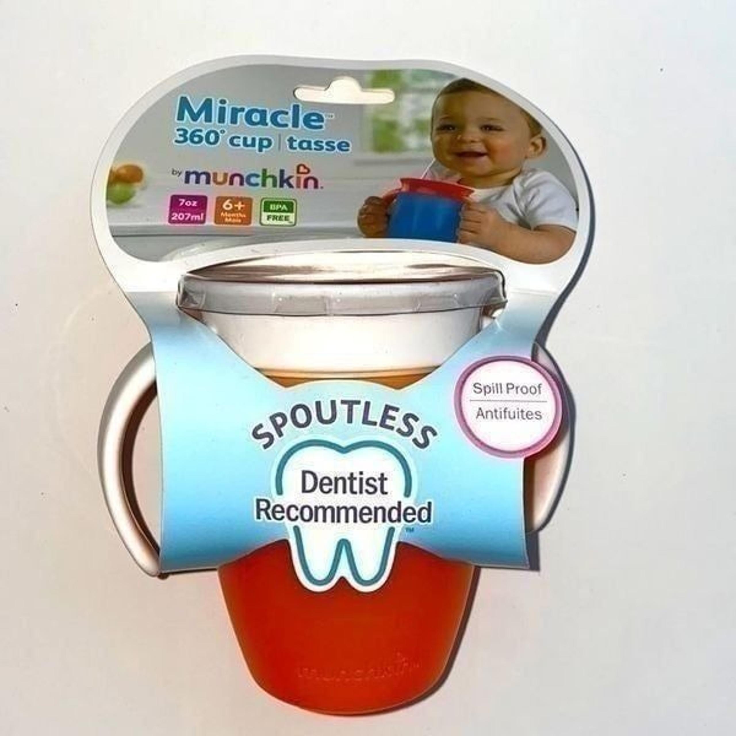 Munchkin Miracle 360’ cup tasse 7oz 207 ml 6+months  BPA FREE