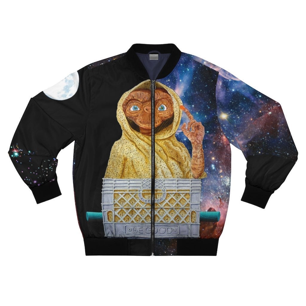 E.T. Be Good Galaxy Bomber Jacket - ET Extra-Terrestrial Alien Elliot Costume M