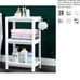 Bundle Deal! Both Brand New And Never Used! 3 Tier Rolling Cart And Shower Caddy