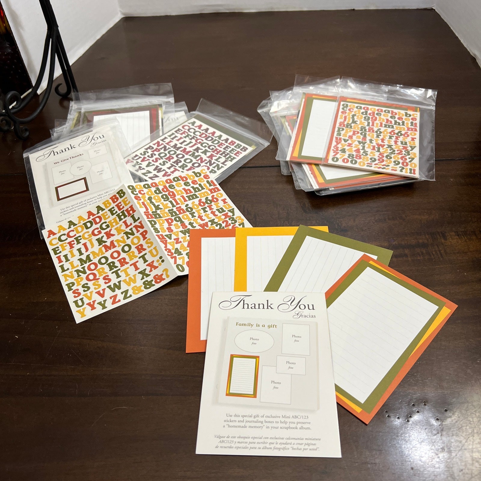 Vintage Creative Memories Mini ABC/123 Stickers And Journaling Boxes