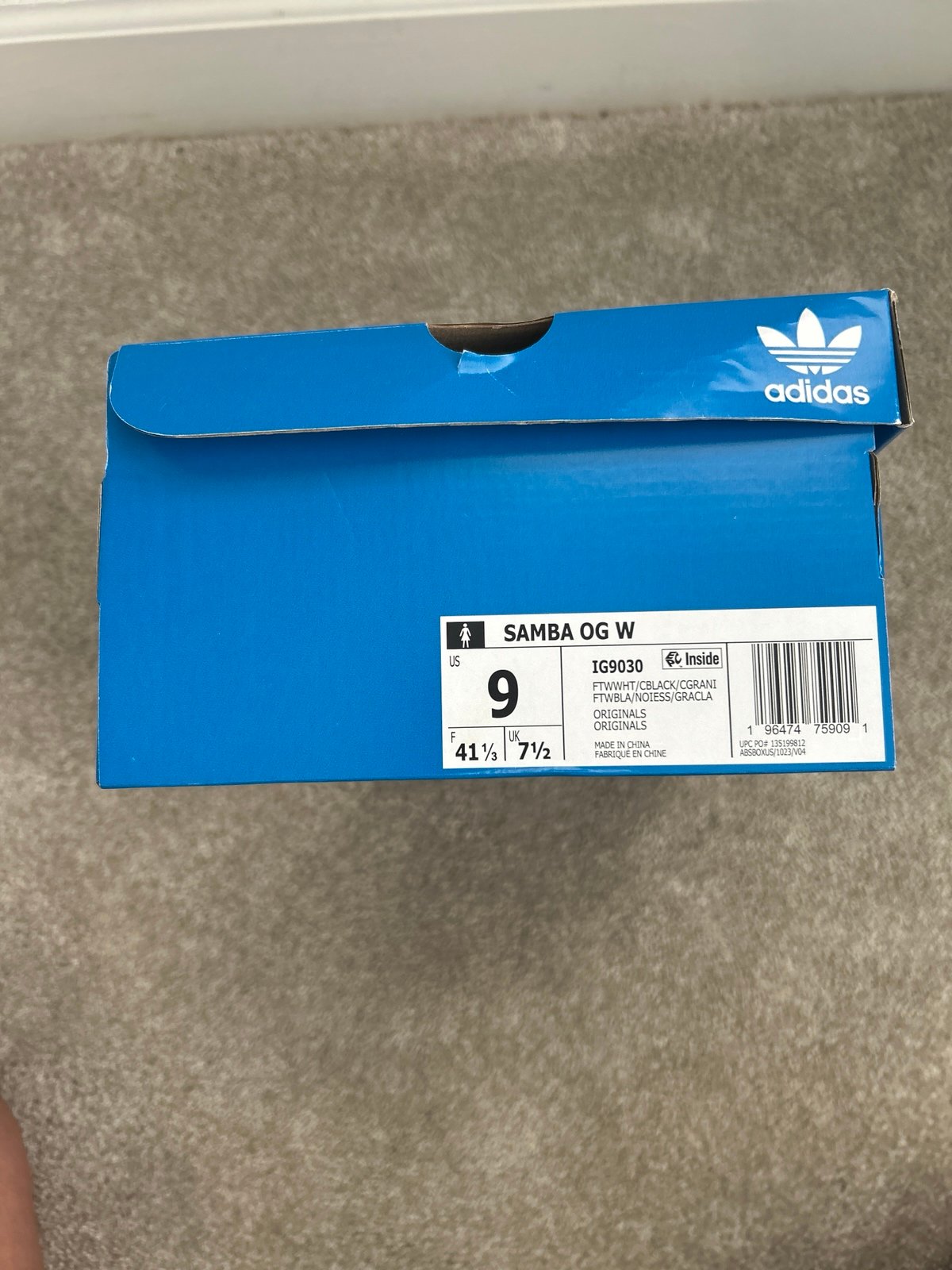 Adidas Sambas OG White