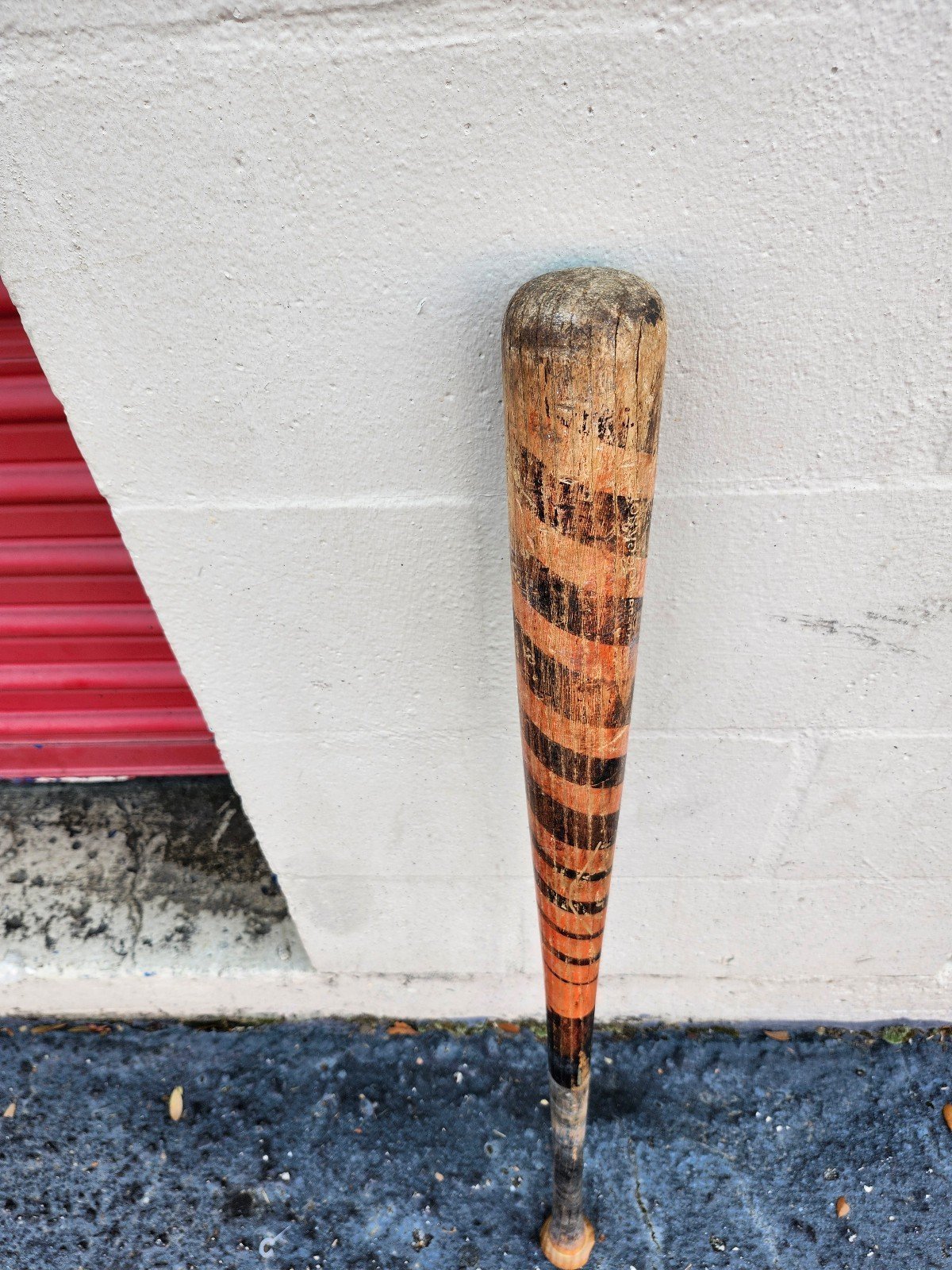 Vintage Reggie Jackson Game Used Bat Signed Baseball Bat . Adirondack signed