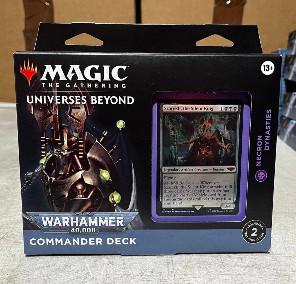 MTG: Universes Beyond Warhammer 40k Commander Deck Necron Dynasties