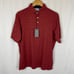 KJUS Men's Sotto Polo Shirt Short Sleeve 'Cedar Red/White' K00201 Size 50 / M