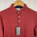KJUS Men's Sotto Polo Shirt Short Sleeve 'Cedar Red/White' K00201 Size 50 / M