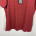 KJUS Men's Sotto Polo Shirt Short Sleeve 'Cedar Red/White' K00201 Size 50 / M