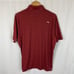 KJUS Men's Sotto Polo Shirt Short Sleeve 'Cedar Red/White' K00201 Size 50 / M