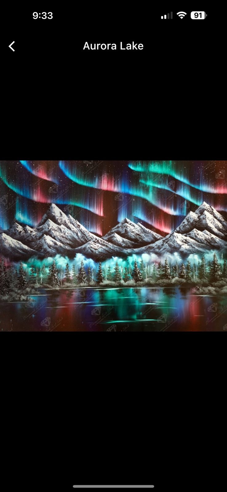 Diamond Art Club Aurora Lake