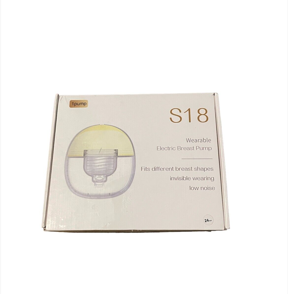 Wearable Breast Pump Home Safety Silicone flange 24mm SINGLE Breast Pump S18