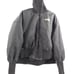 Adidas Original rib black bomber jacker coat sz Small oversized rare unique