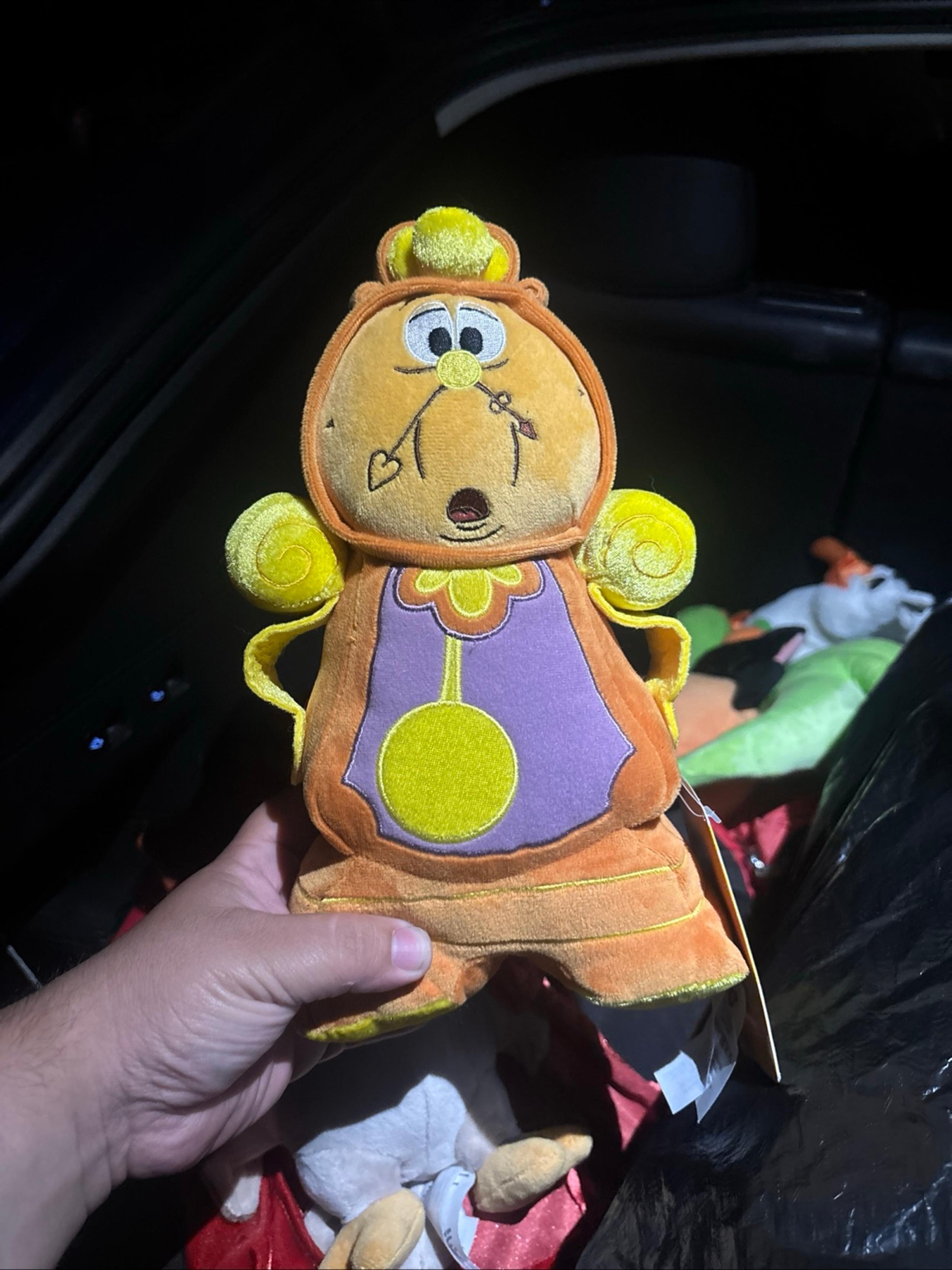 Disney Beauty & The Beast Cogsworth Plush Stuffed Animal