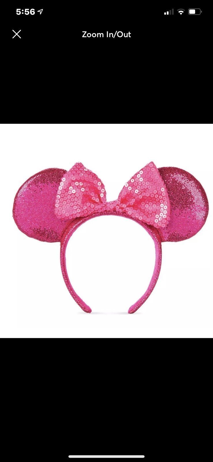 Disney Parks Imagination Pink Minnie Ear