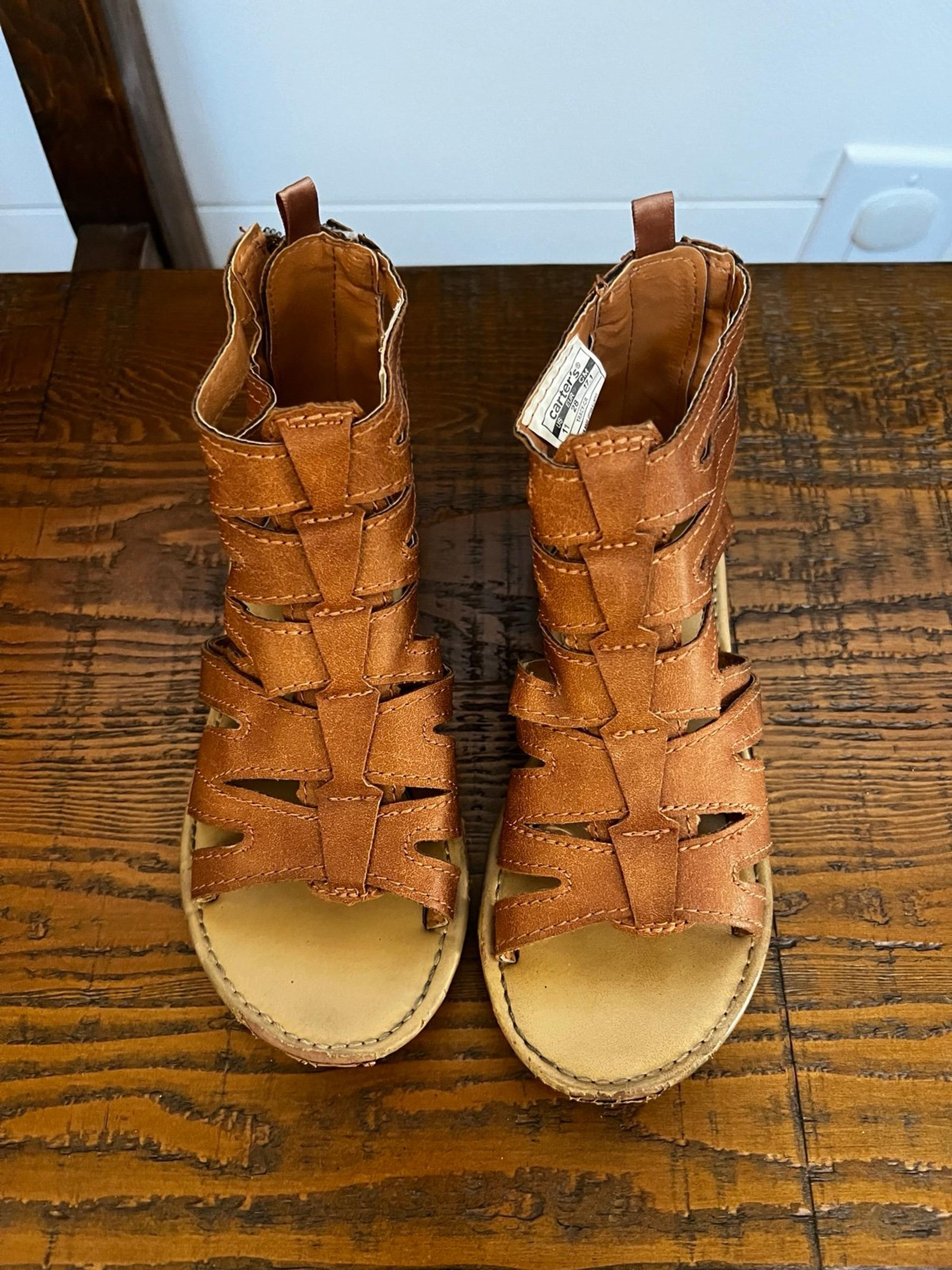 Carters gladiator sandals size 11