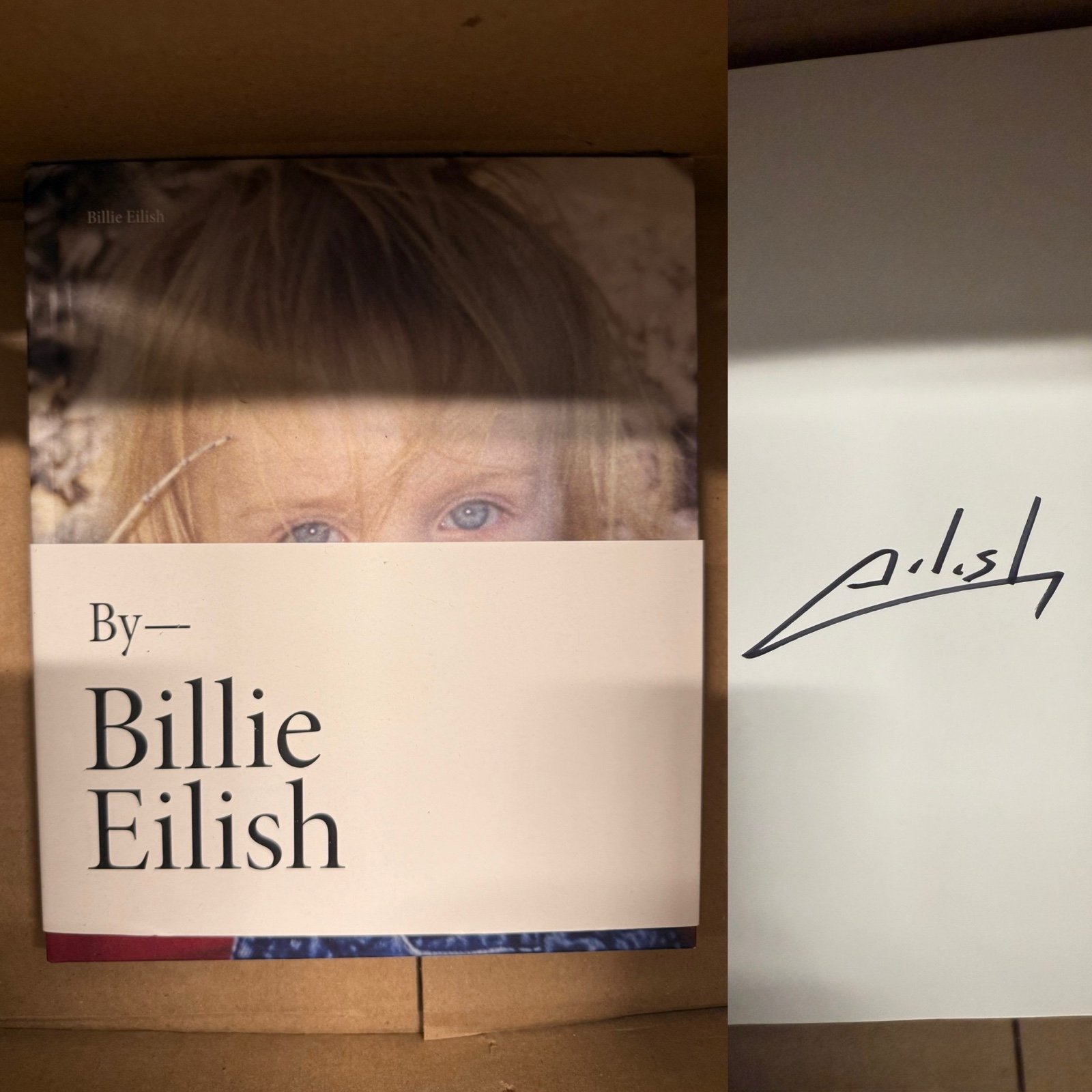 Billie Eilish SIGNED AUTOGRAPHED HC Hardcover Book Billie Signed Edition