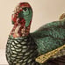 John Derian 16 ×15 Beaded Turkey Novelty Plush Pillow