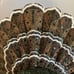 John Derian 16 ×15 Beaded Turkey Novelty Plush Pillow
