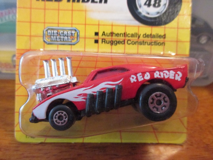 Vintage Matchbox - Red Rider, Red, A1984 (Dodge Charger)