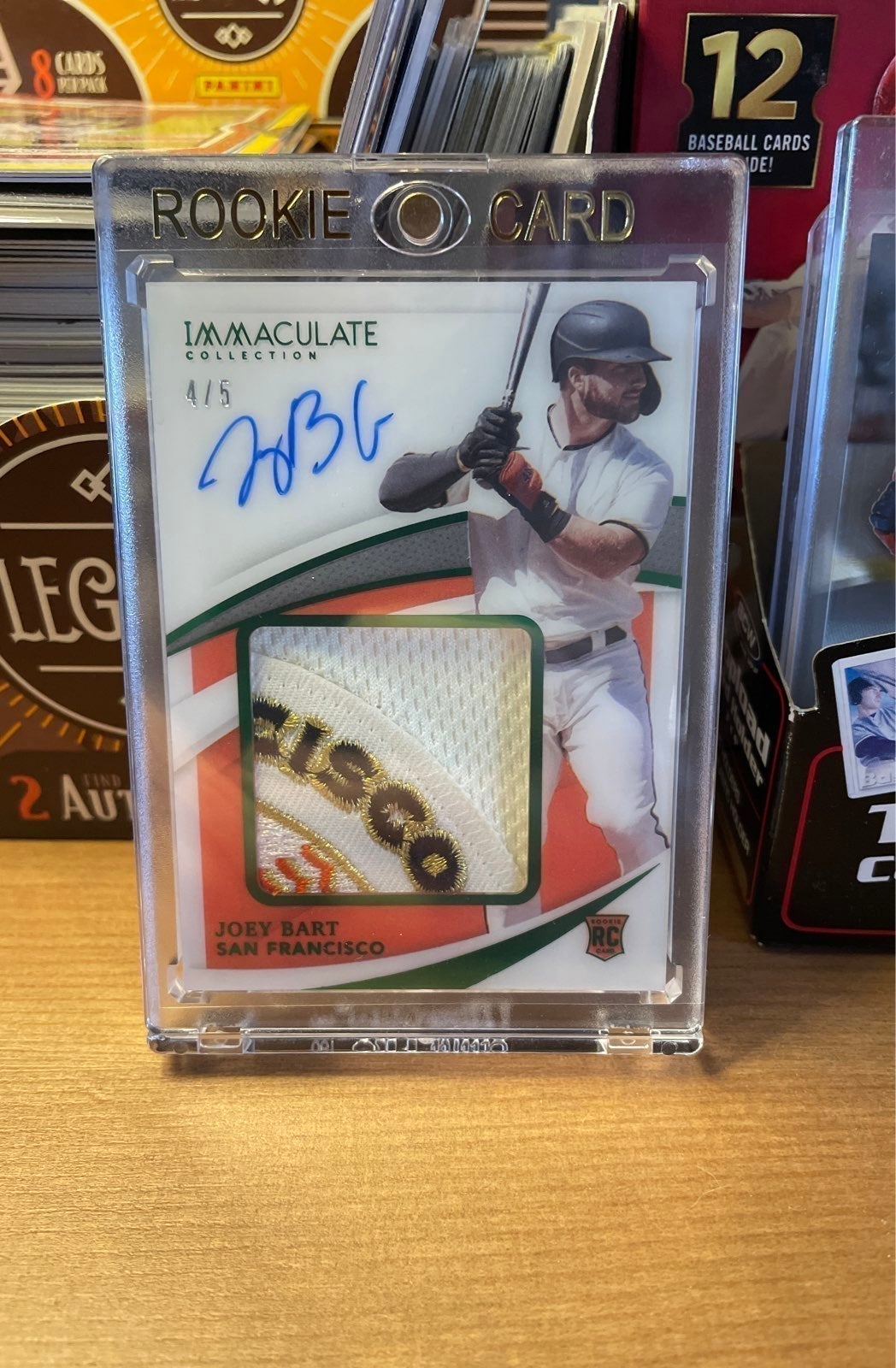 Joey Bart Jumbo On Card RPA 4/5