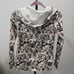 Disney Steamboat Willie AOP Mickey Long Sleeve Light Hoodie Full Zip Medium