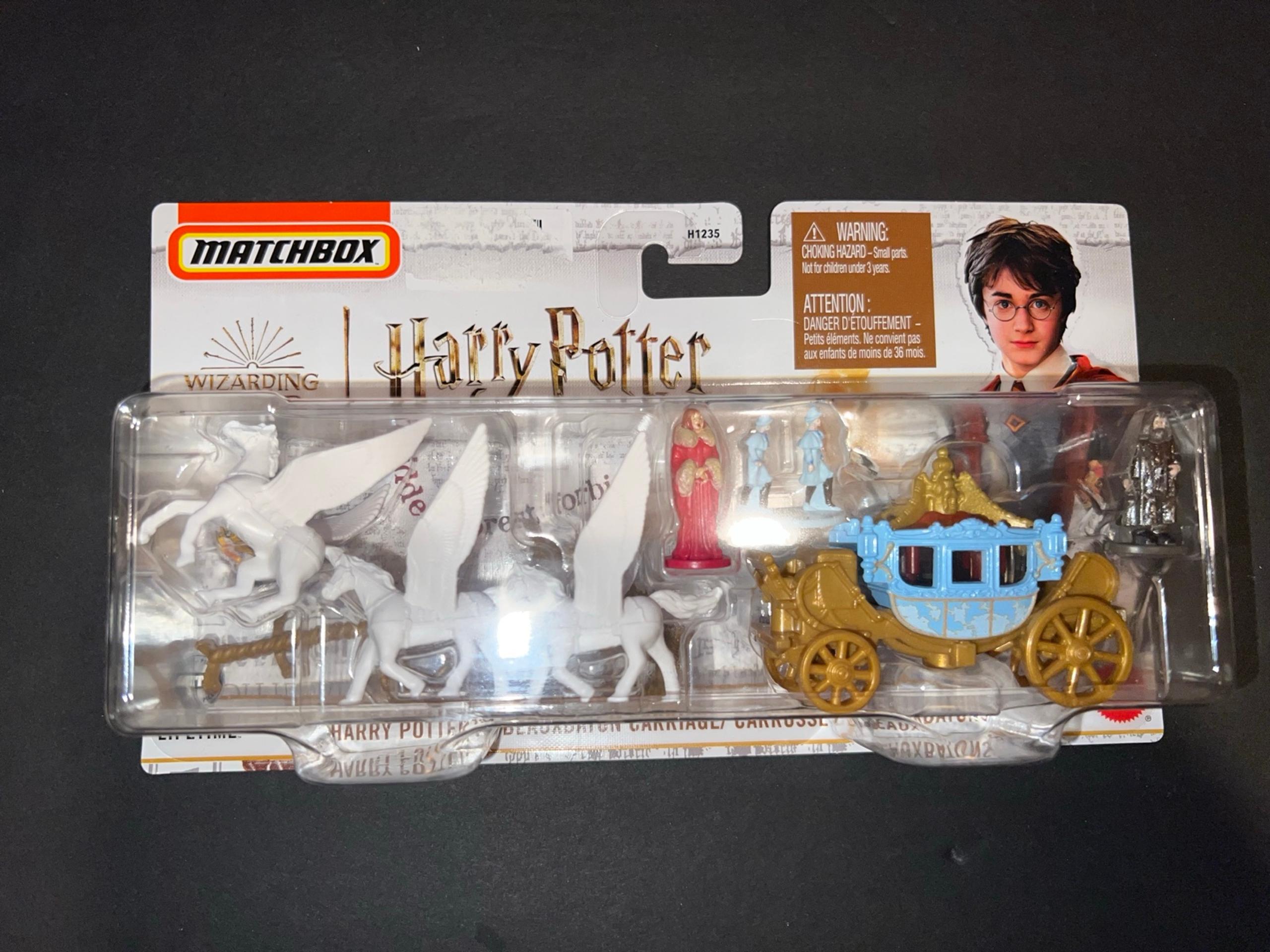 2024 Matchbox Hitch & Haul Harry Potter Beauxbaton Carriage & Mini Figures New