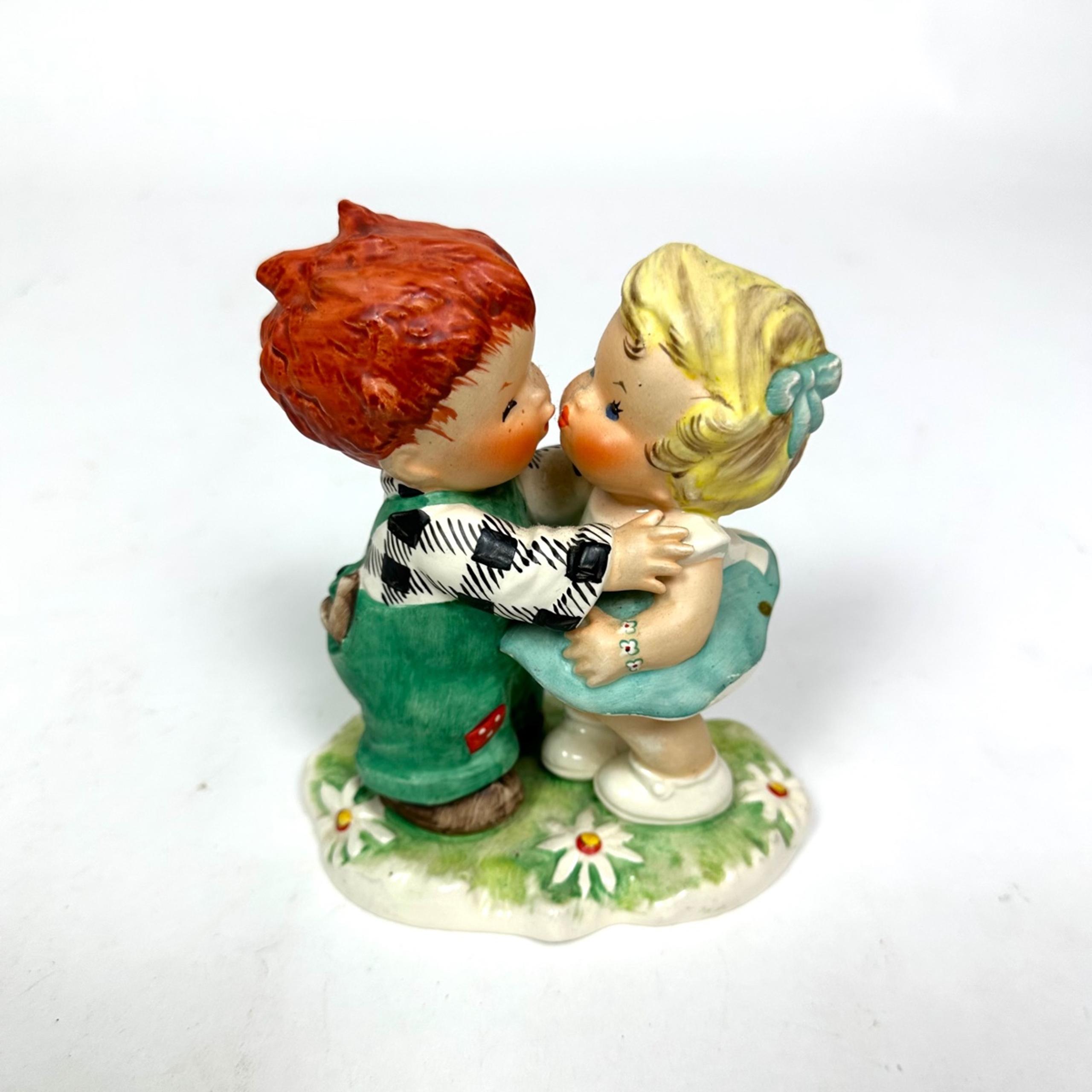 Vintage 1957 GOEBEL W. Germany CHARLOT BYJ "The Stolen Kiss" Porcelain Figurine
