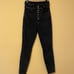 Mother Swooner Exposed Snap Jeans 27 4 Wrong Side of the Tracks Black Denim