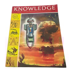 Vintage 1963 Knowledge No 5 Vol 1 Atoms DaVinci Pakistan Paperback Magazine