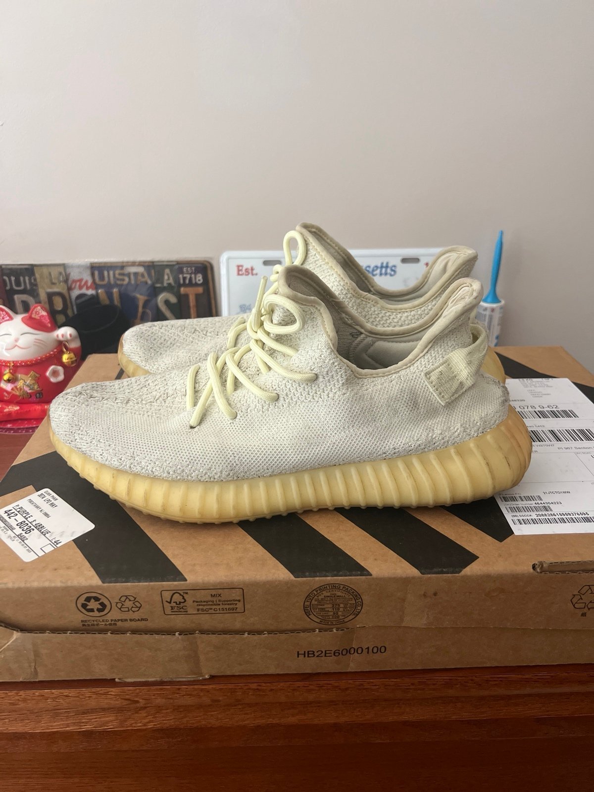 Yeezy Adidas Boost 350 V2 in Butter
