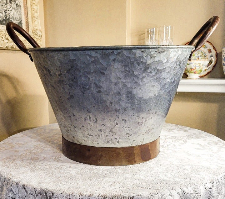 Heavy Duty Tin Barrel with Handles Made in India