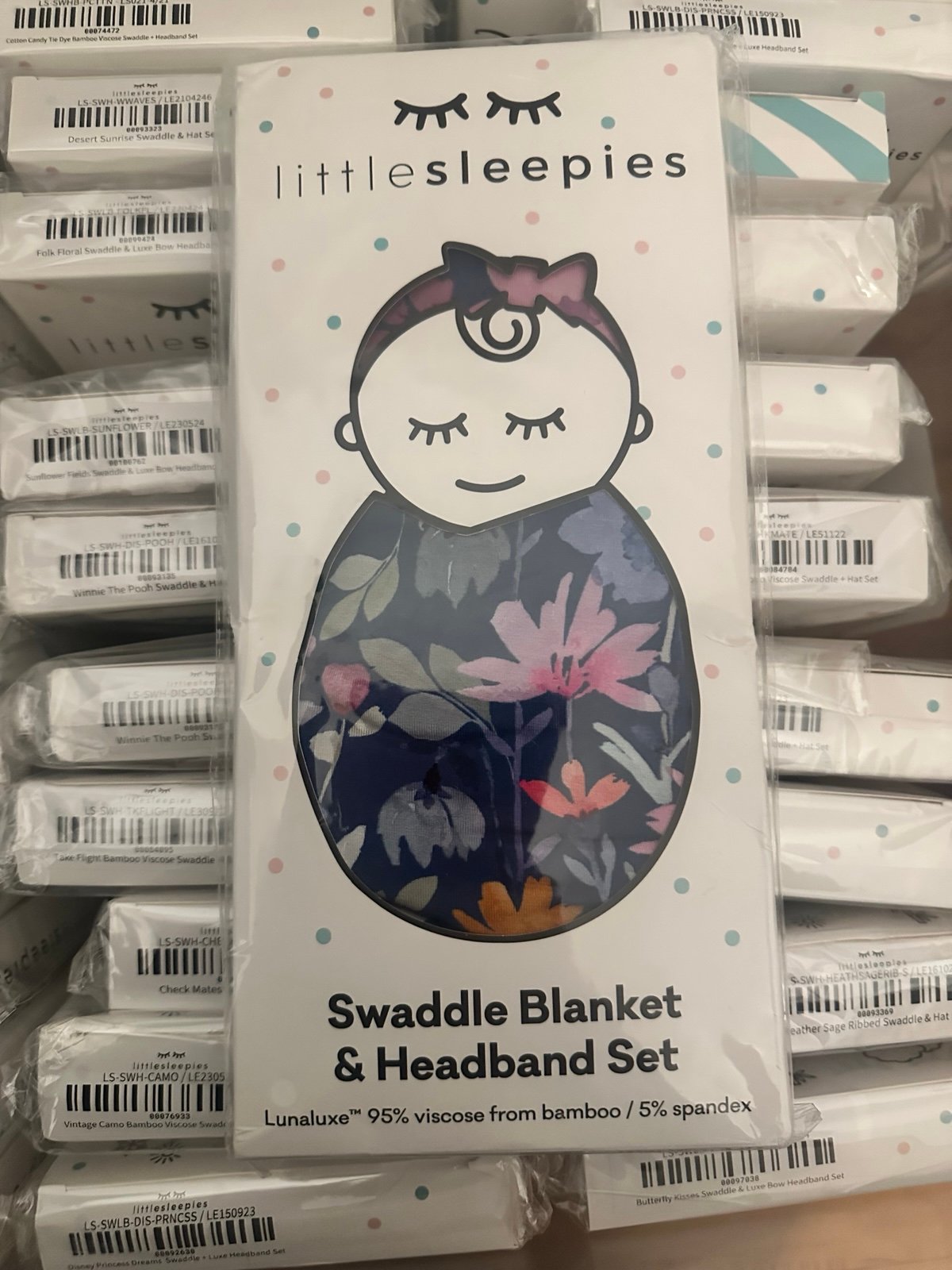 Little Sleepies Dusk Blooms Swaddle