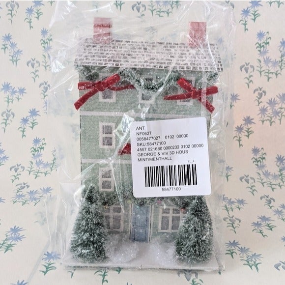 Anthropologie George & Viv Light Up Village House Decor NEW