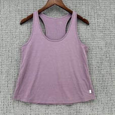 Calme By Johnny Was Tank Top Womens Size S Purple Sleeveless Racerback