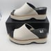 NEW Sorel Women' 9 Joanie IV Slides Wedge Sandals Chalk Black y2K 90's