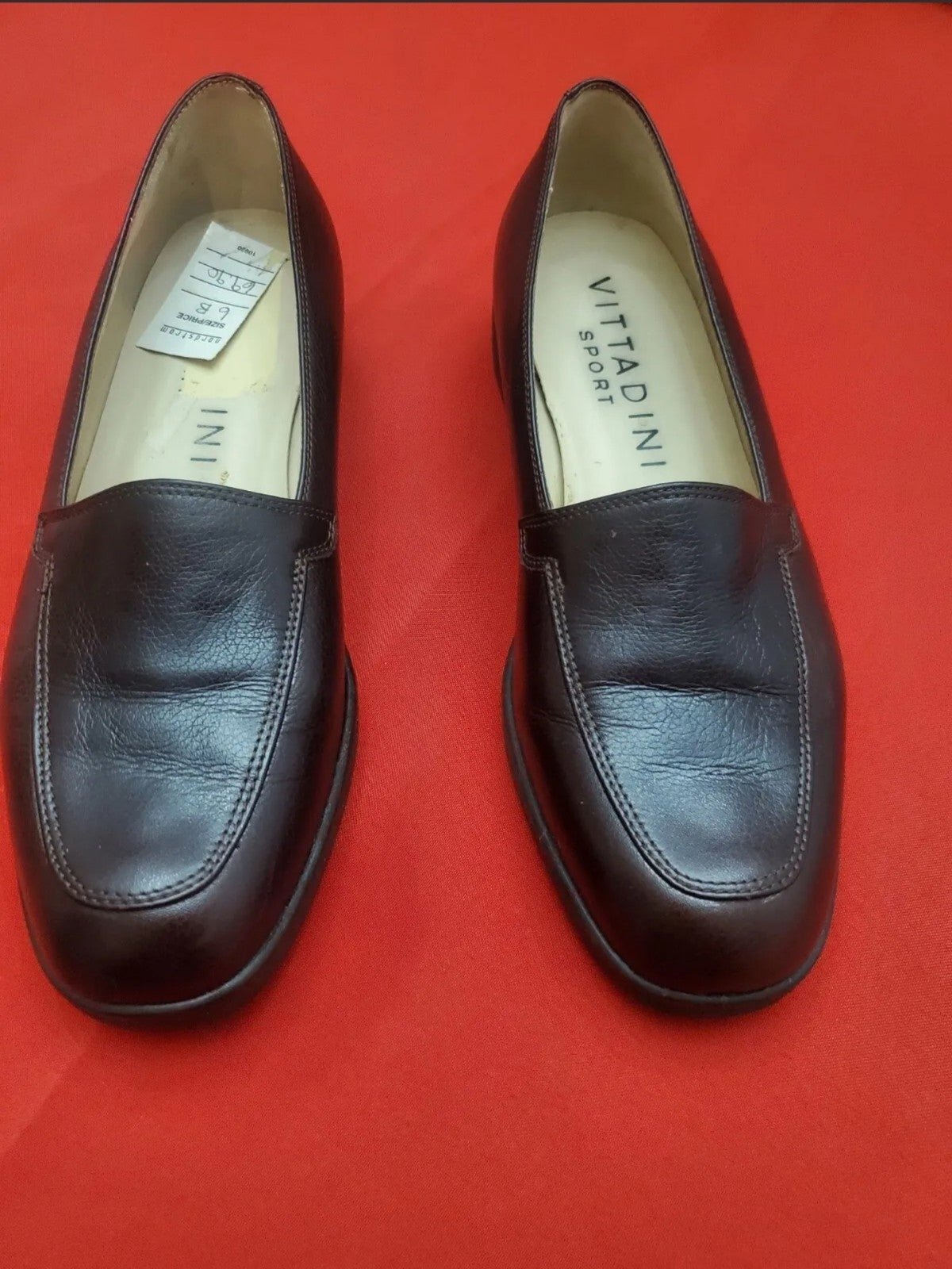 Vittadini Sport Vintage Brown Loafer Womens Size