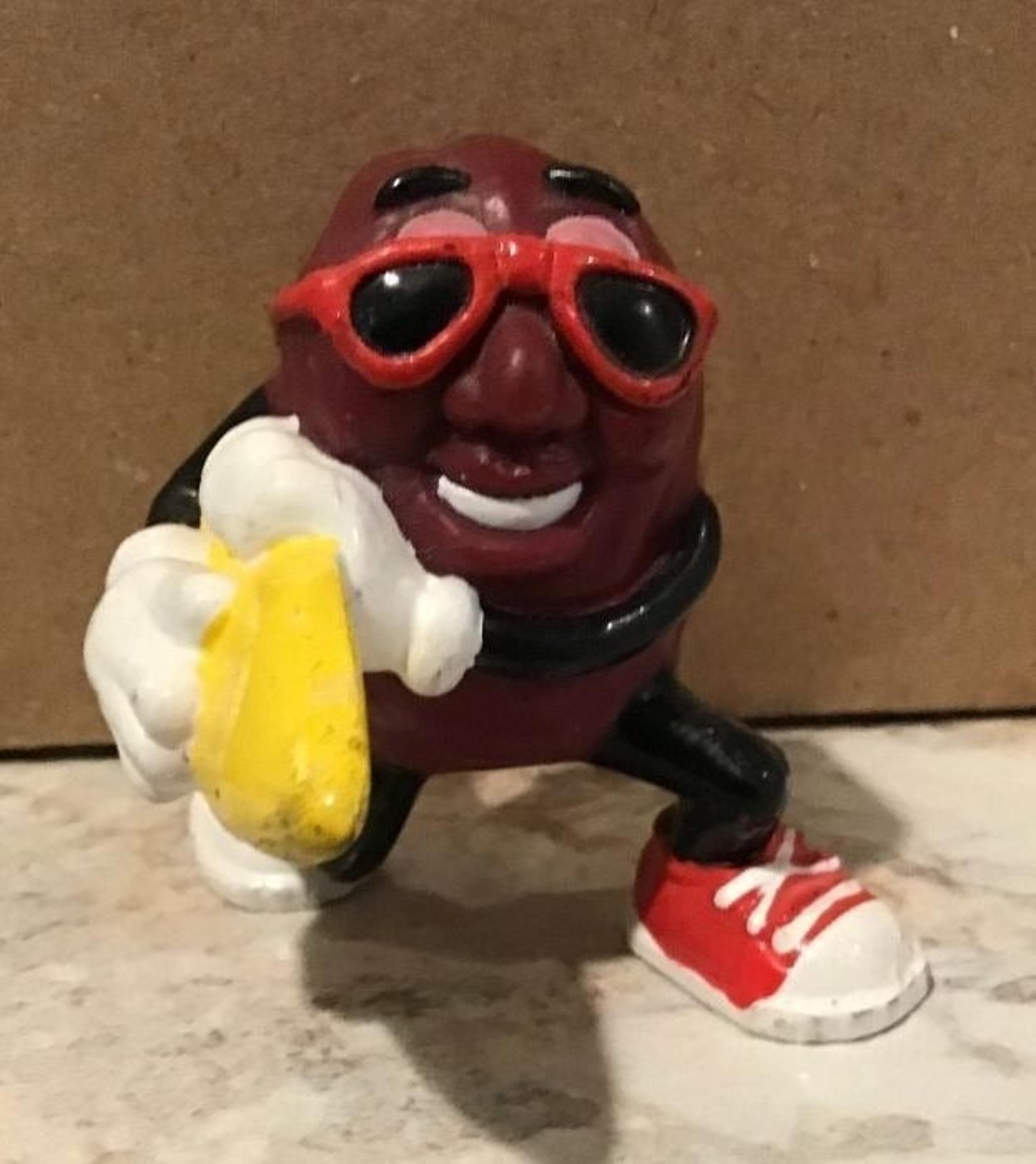 1988 Applause California Raisins Surfin' Raisin 3" Action Figure
