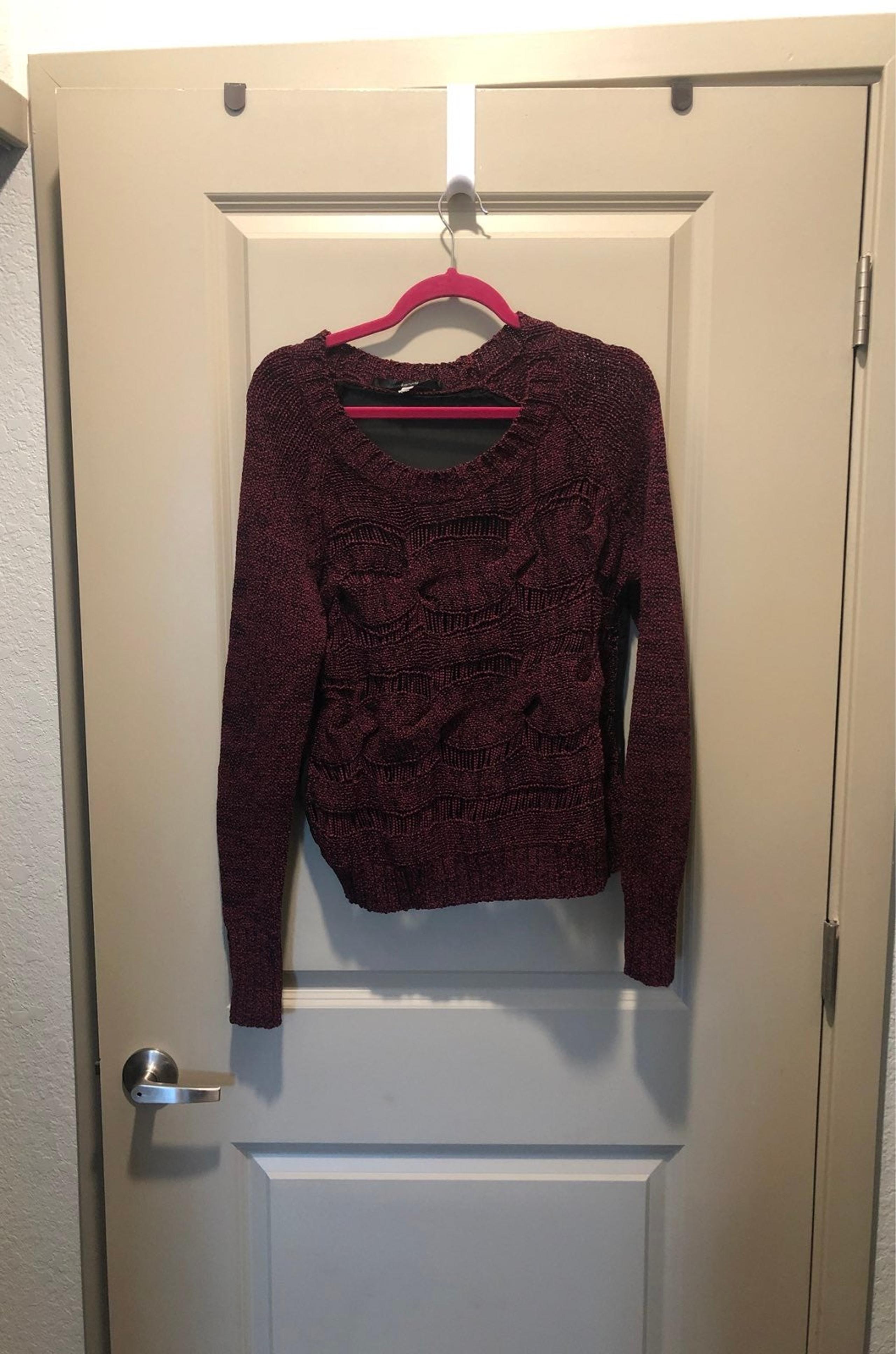 Kensie Mesh Back Knit Top