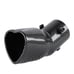 New Carbon Heart Shaped Stainless Steel Car Exhaust Pipe Muffler Tip Curved