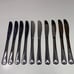 Disney Icon Flatware Silverware Pierced Mickey Mouse Stainless Steel 10 Knives