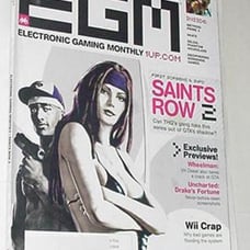 Electronic Gaming Monthly 221 NM Saints Row 2 Cvr Zelda Phantom Hourglass