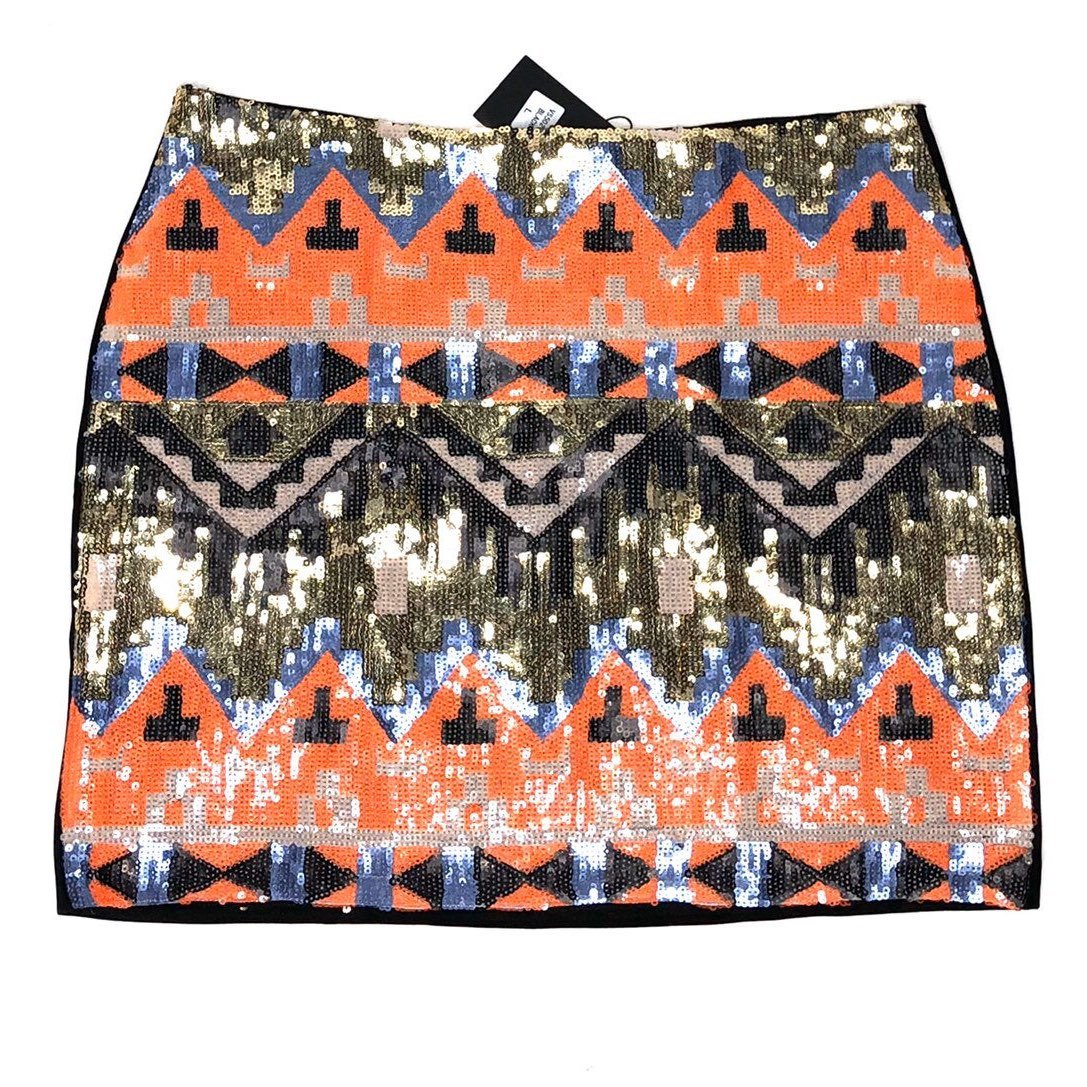 VERY J! SHORT SEQUIN SKIRT