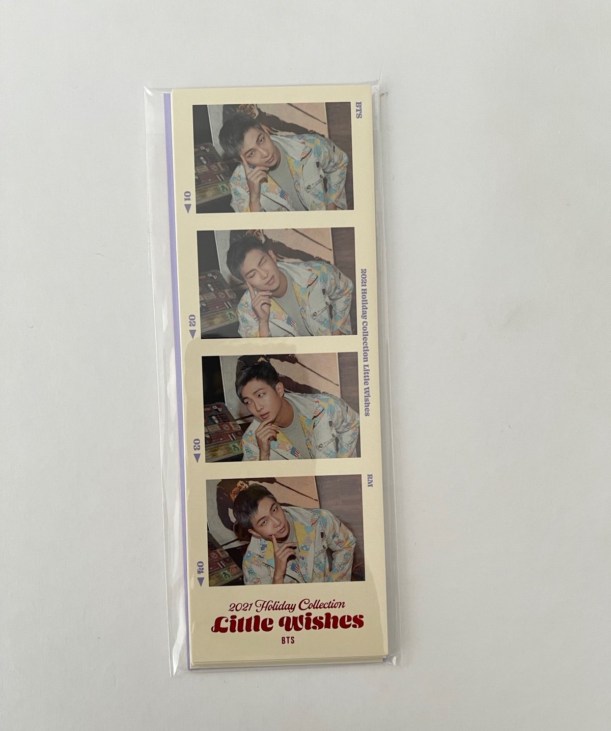 BTS little wishes 4-cut Photo set