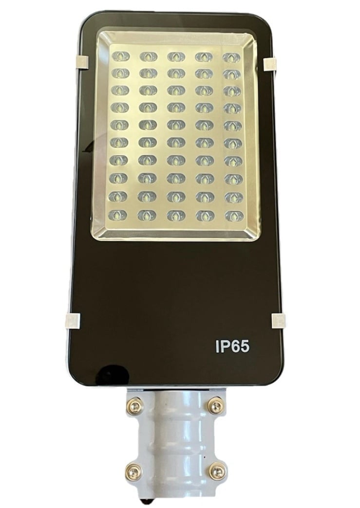 50W Commercial LED Street Light 1P65 Waterproof Parking Lot Resort Driveway