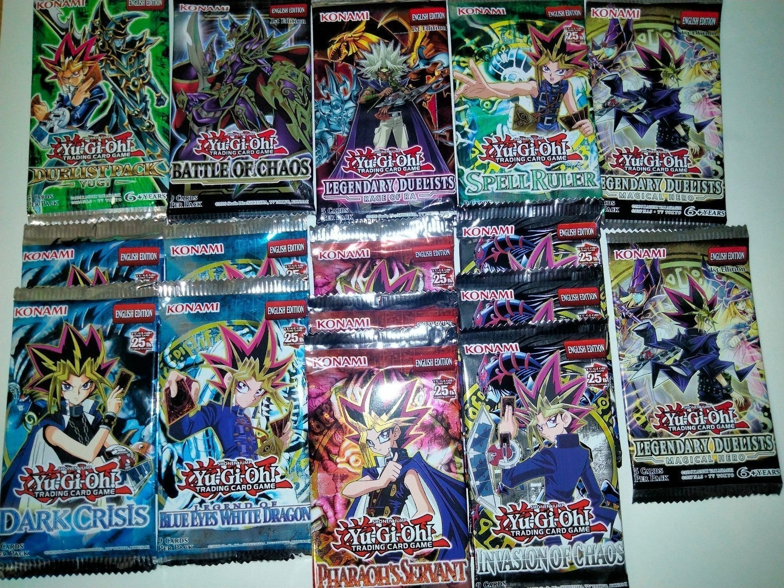 Yugioh Booster Pack Bundle *Read Description*
