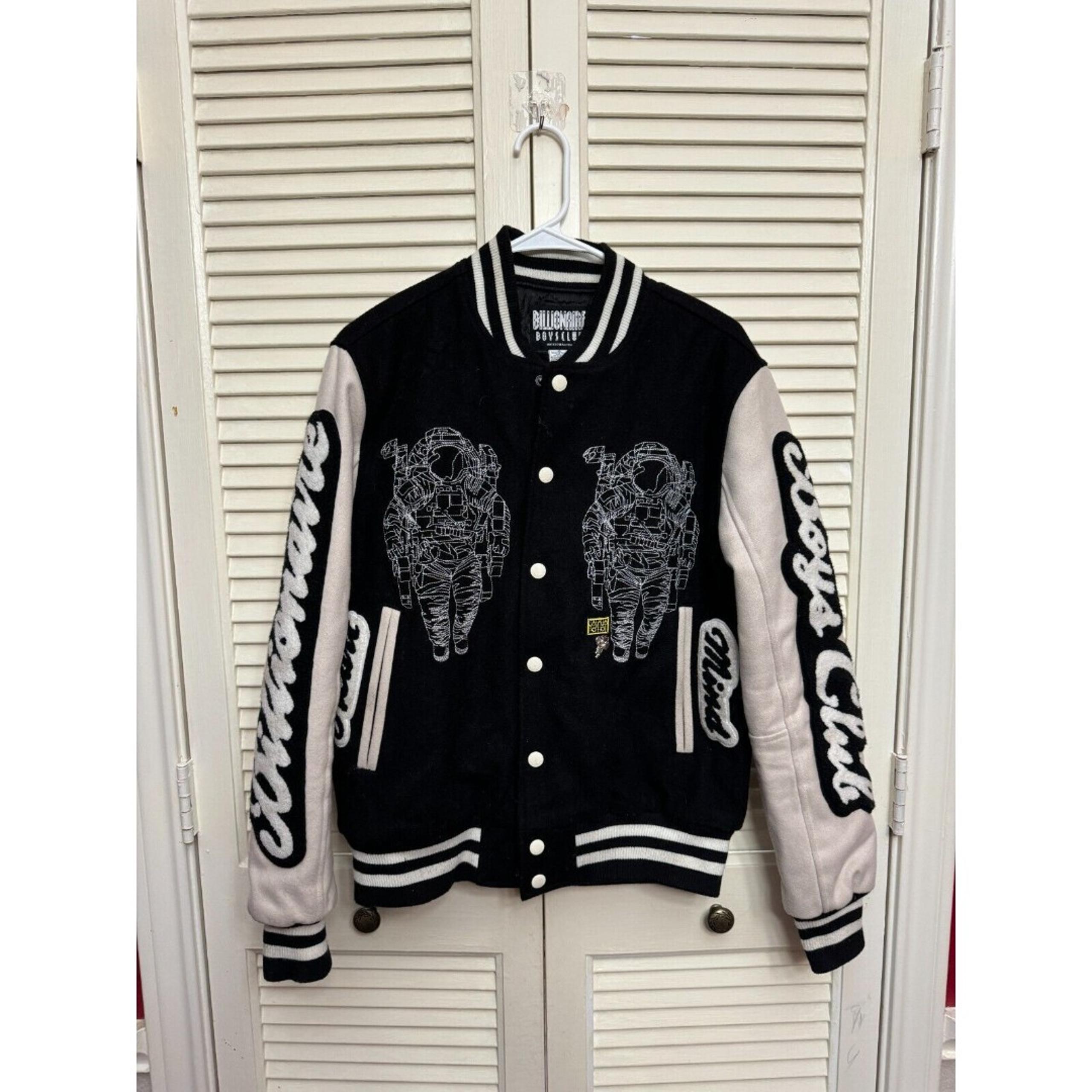 Billionaire Boys Club Wool Blend Astral Jacket Color Black White Size S