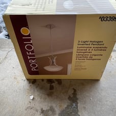 3 light brushed nickel pendant