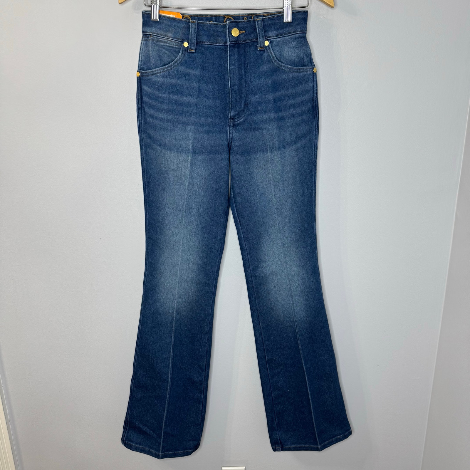 Leon Bridges x Wrangler Women’s Westward Flare Jean High Rise Rodeo Sz 25x32