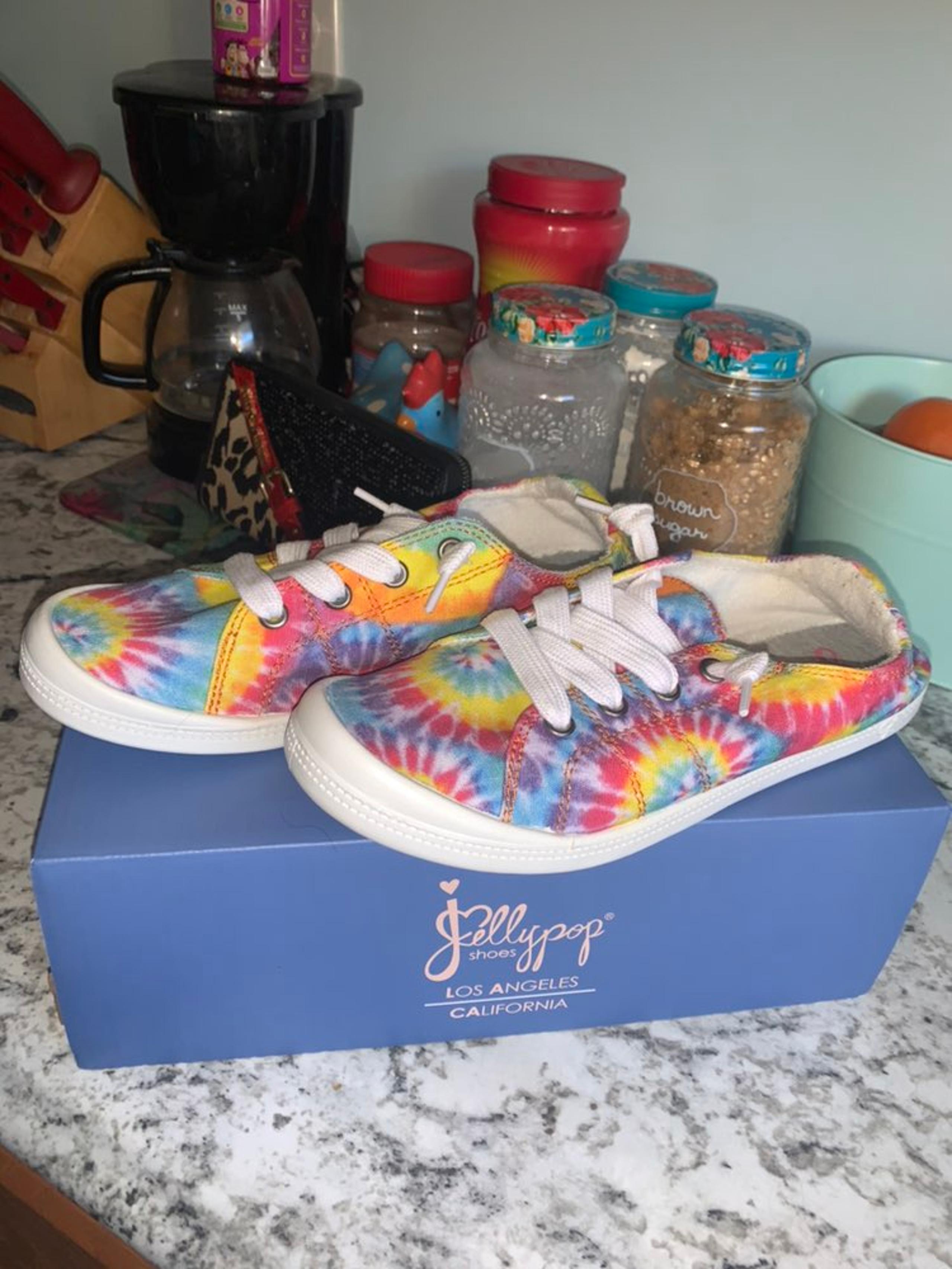 comfort fit tie dye shoes - Jellypop